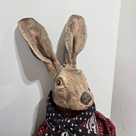 EFY Especially For You Rabbit Couple 22" Dressed Fabric Body Sam & Samantha Vtg - Picture 3 of 8